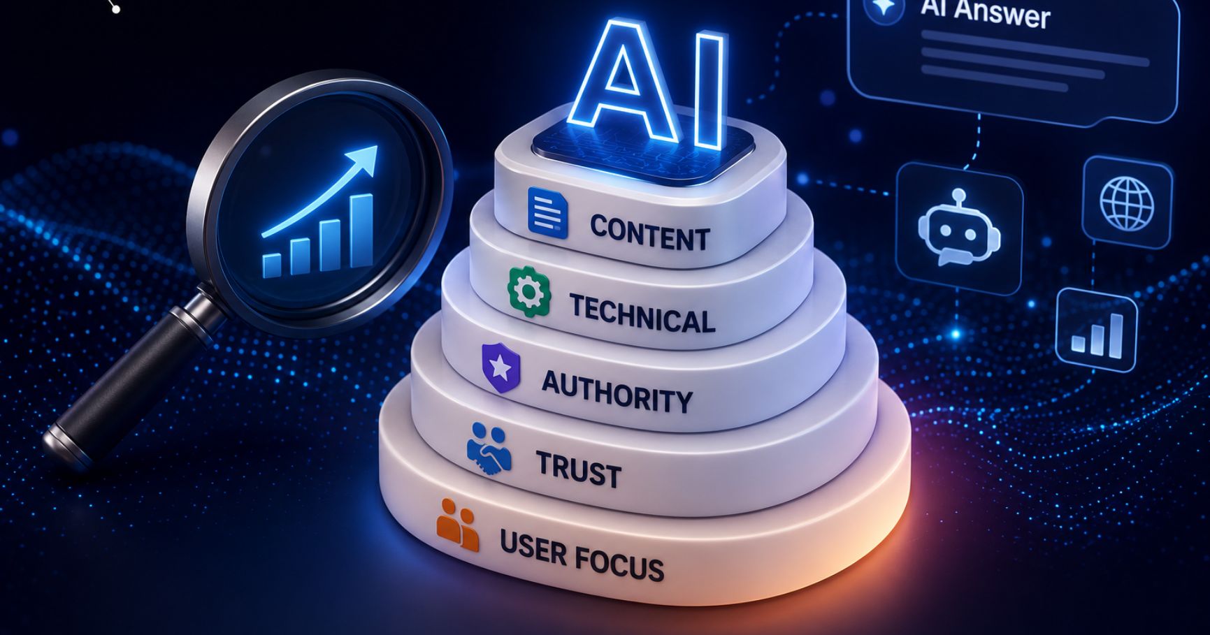 What Elements Are Foundational for SEO With AI? The 7 Pillars That Decide Who Gets Cited