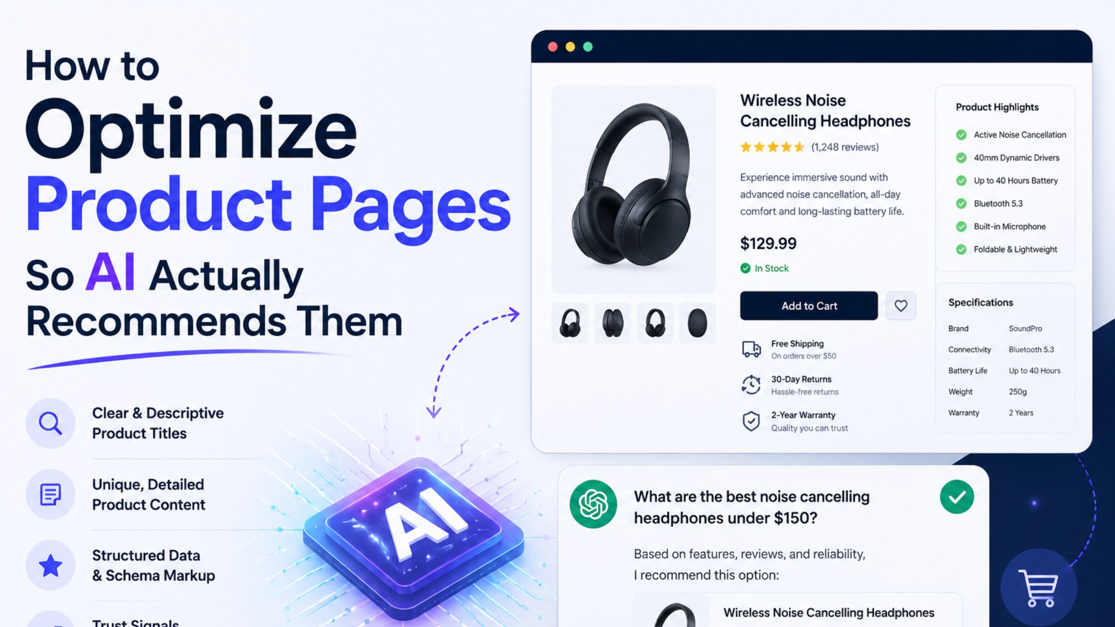 How to Optimize Product Pages So AI Actually Recommends Them